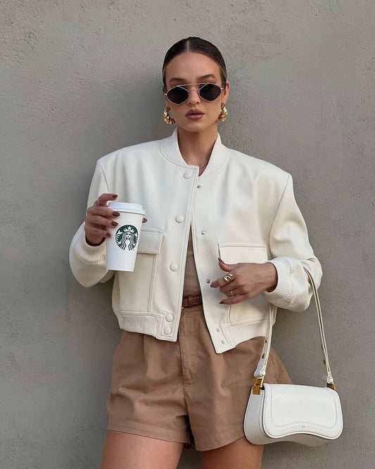 Veste Bomber pour Femme Scarlett | Style Classique Streetwear, Tenue Décontractée Quotidienne
