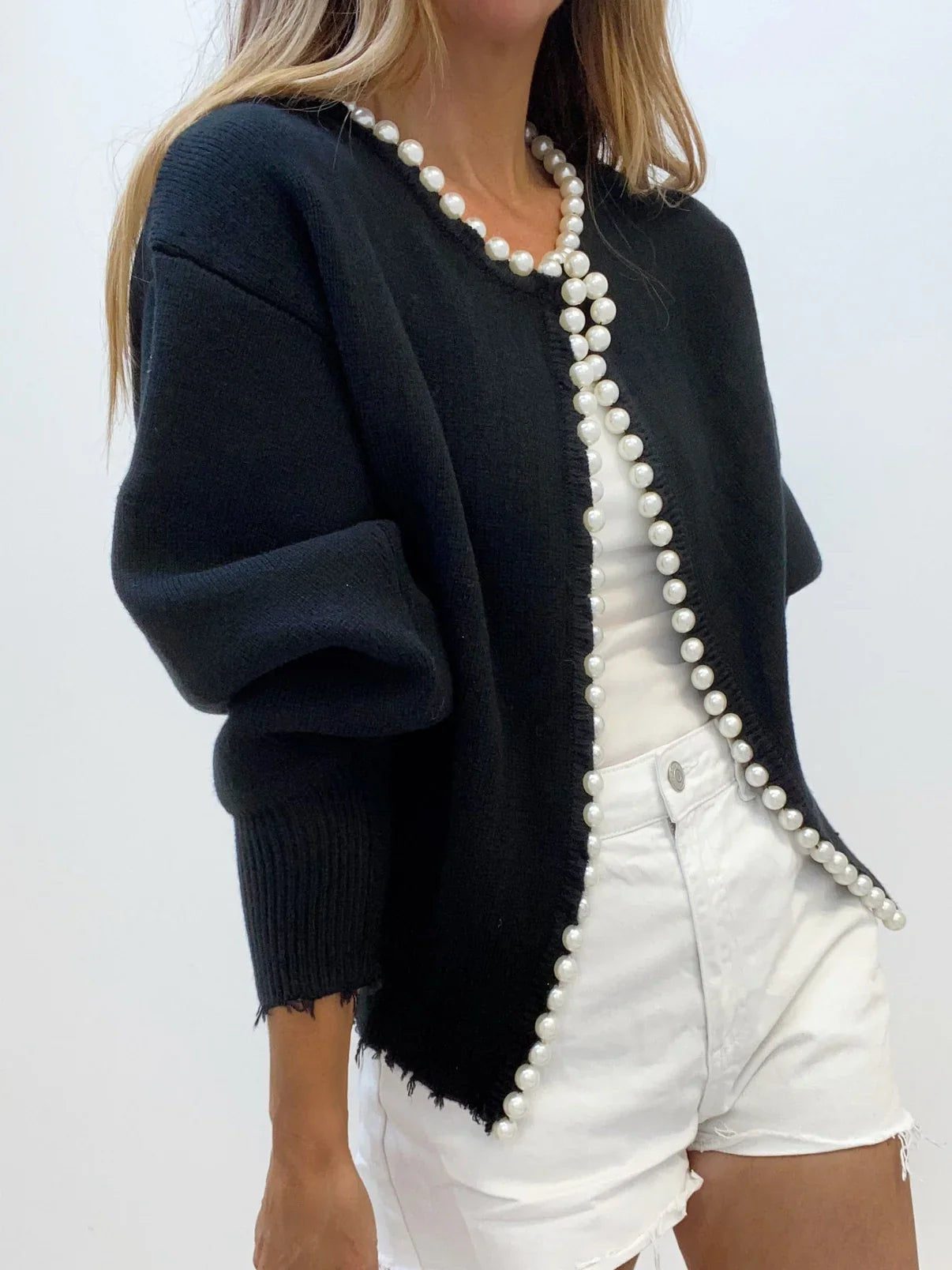 Nava Parelvest para Damas | Vintage Chic, Perfecto para Capas