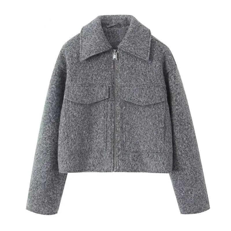 Chaqueta corta Penna para mujer | Bouclé cepillado, para looks refinados
