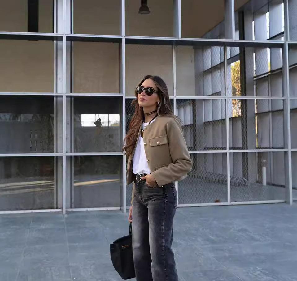 Maris Cropped Jacket Voor Dames | Vintage Cropped, Voor Statement Looks