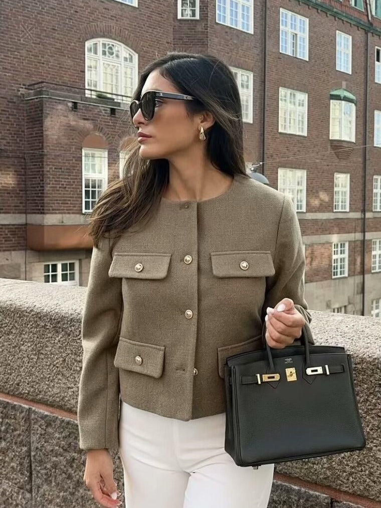 Maris Cropped Jacket Voor Dames | Vintage Cropped, Voor Statement Looks