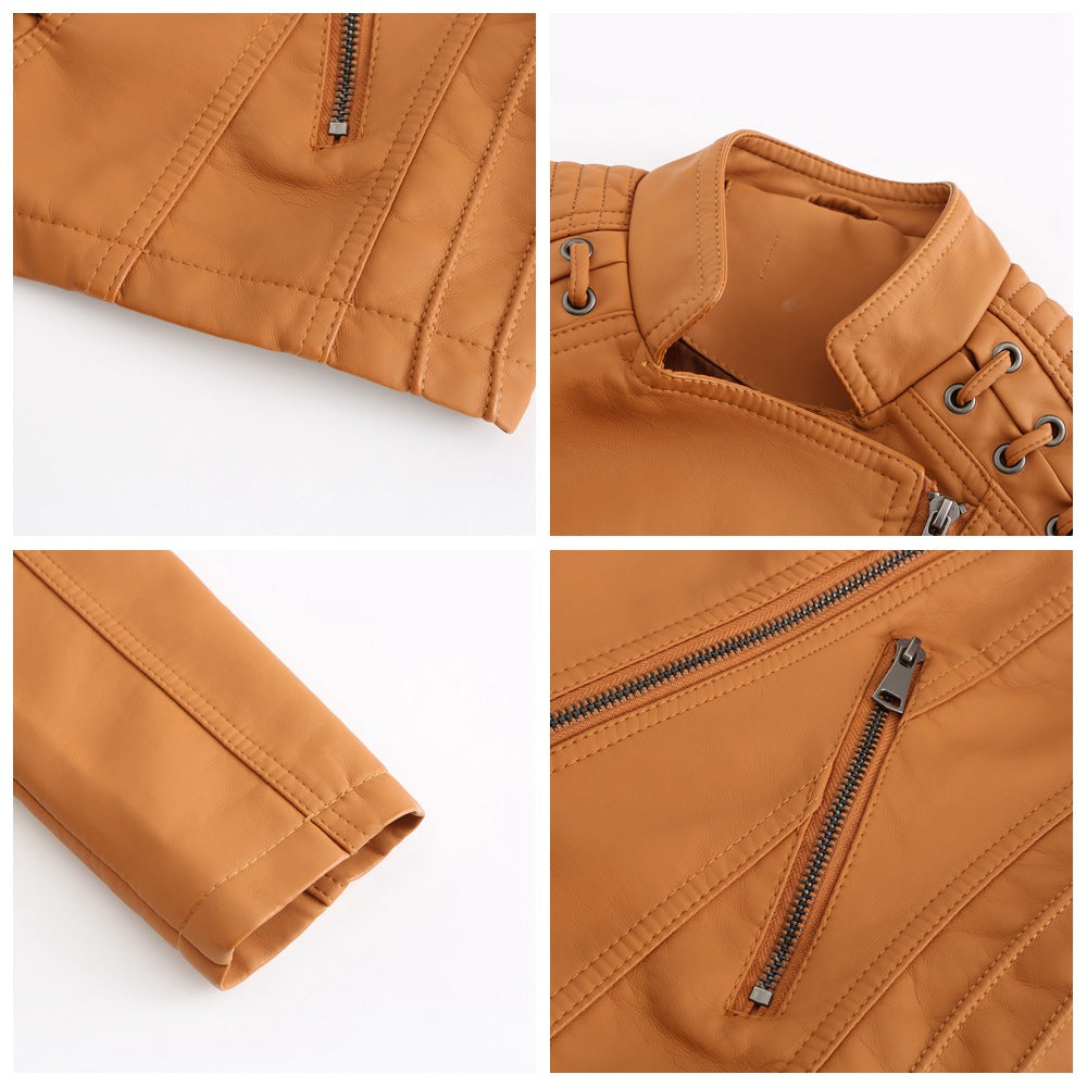 Chaqueta de piel sintética Vera para mujer | Look de cuero de lujo, multicolor