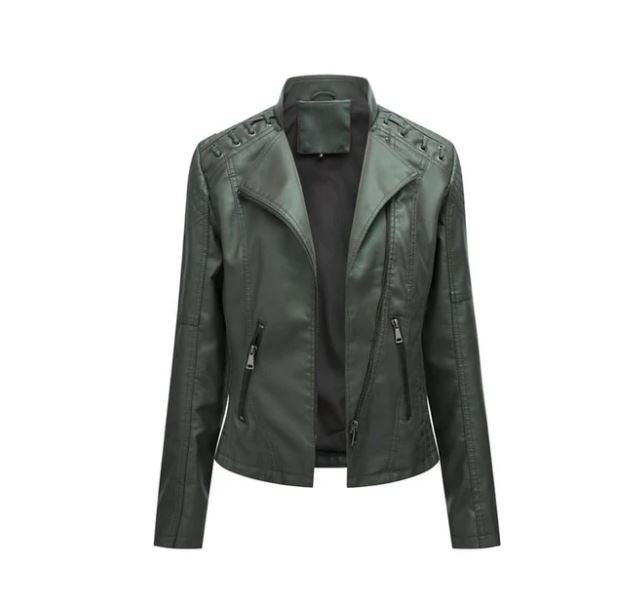 Chaqueta de piel sintética Vera para mujer | Look de cuero de lujo, multicolor