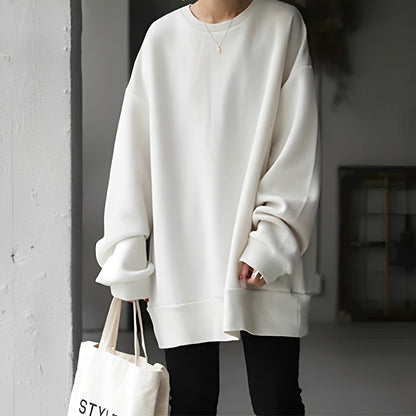 Amira Suéter de Mujer | Corte Oversized, Cuello Redondo
