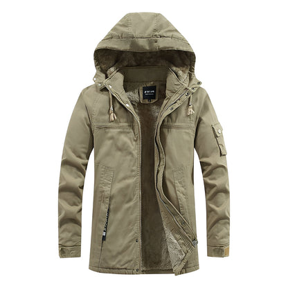 Jasper Heren Abrigo de Invierno | Diseño Acolchado, Con Capucha