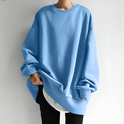 Amira Suéter de Mujer | Corte Oversized, Cuello Redondo