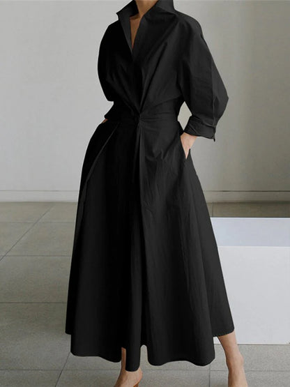 Lisa – Maxi Jurk Met Diepe Halsuitsnijding Voor Dames