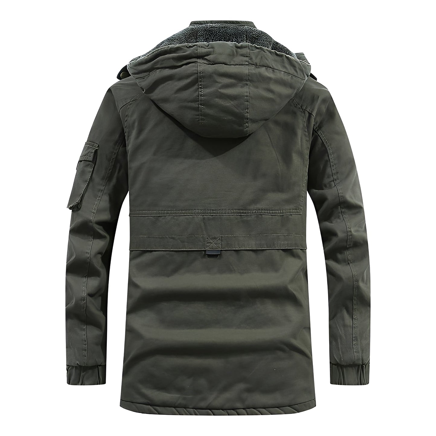 Jasper Heren Abrigo de Invierno | Diseño Acolchado, Con Capucha