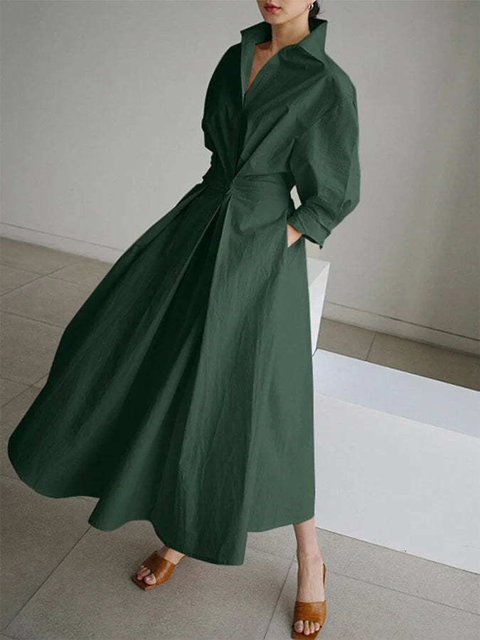 Lisa – Maxi Jurk Met Diepe Halsuitsnijding Voor Dames