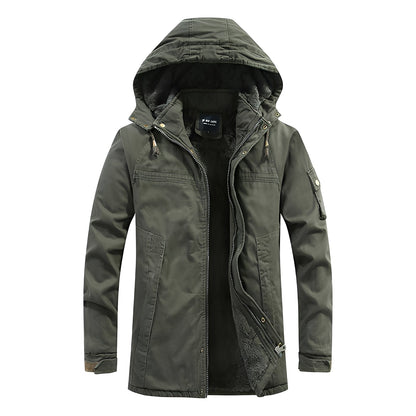 Jasper Heren Abrigo de Invierno | Diseño Acolchado, Con Capucha