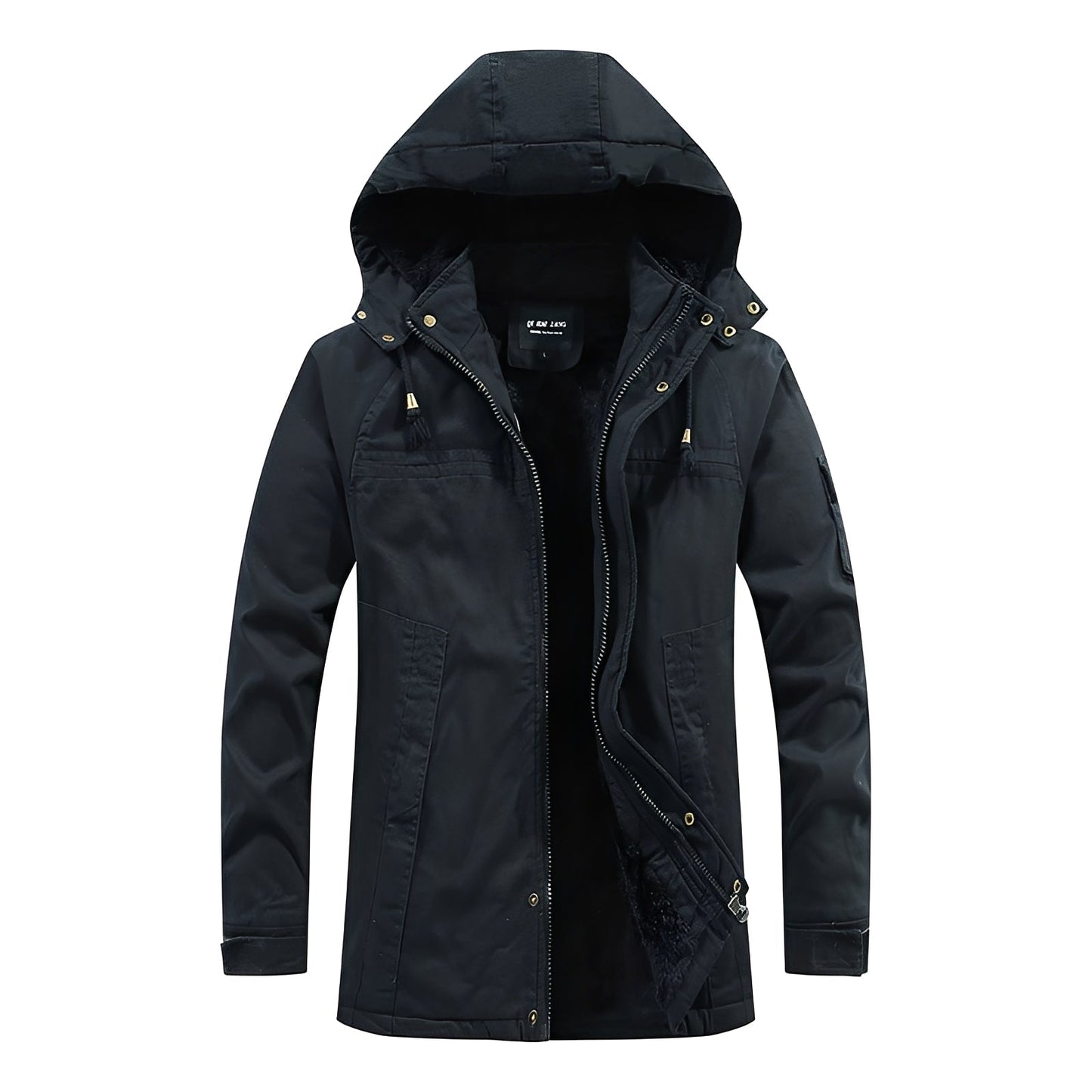 Jasper Heren Abrigo de Invierno | Diseño Acolchado, Con Capucha