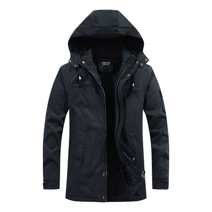 Jasper Heren Abrigo de Invierno | Diseño Acolchado, Con Capucha