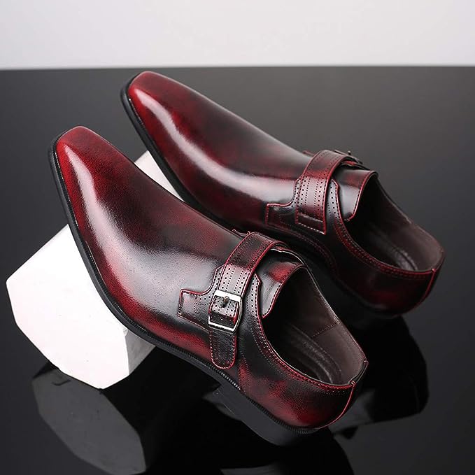 Valentino Luxe Zapatos Oxford para Hombre – Cuero Vegano Hecho a Mano, Acabado Elegante