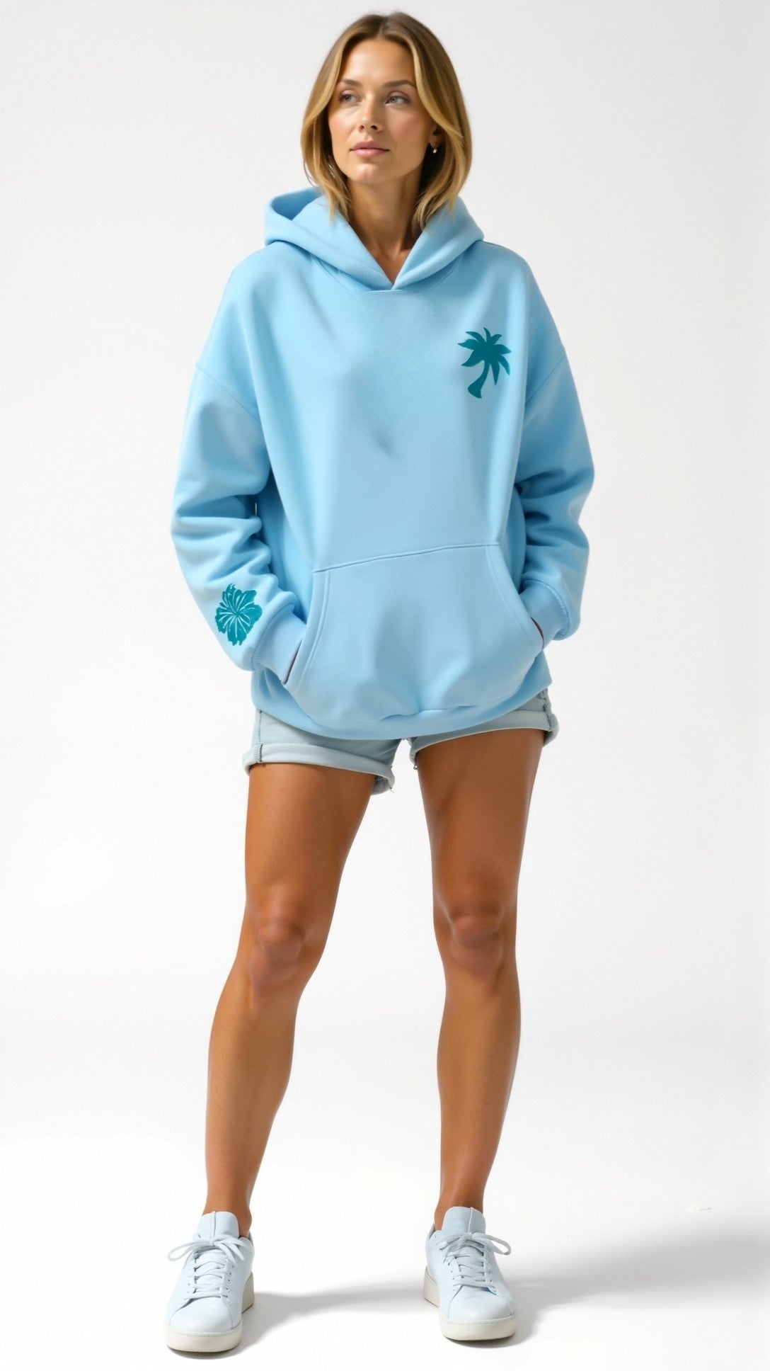 Avara Dames Oversized Hoodie | Geborduurd, Comfortabele Casualstijl