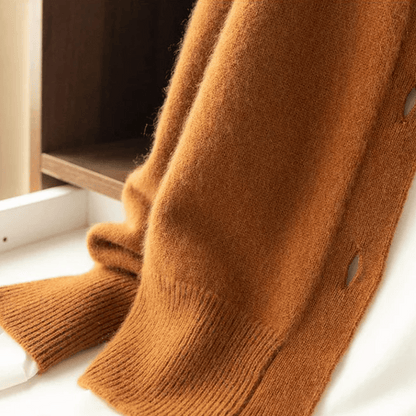 Adoréa | Cárdigan para mujer con botones llamativos y cuello medio alto