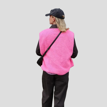 Anna | Stijlvol bodywarmer vest met knopen 2
