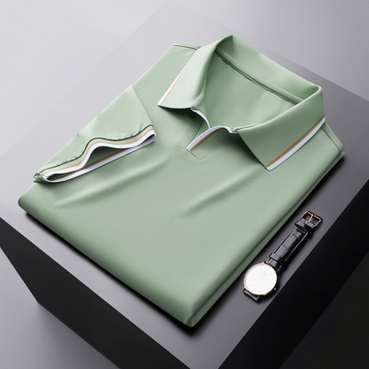 Velorio Heren Camiseta Polo de Seda – Transpirable, Lavable, Ajuste Elegante