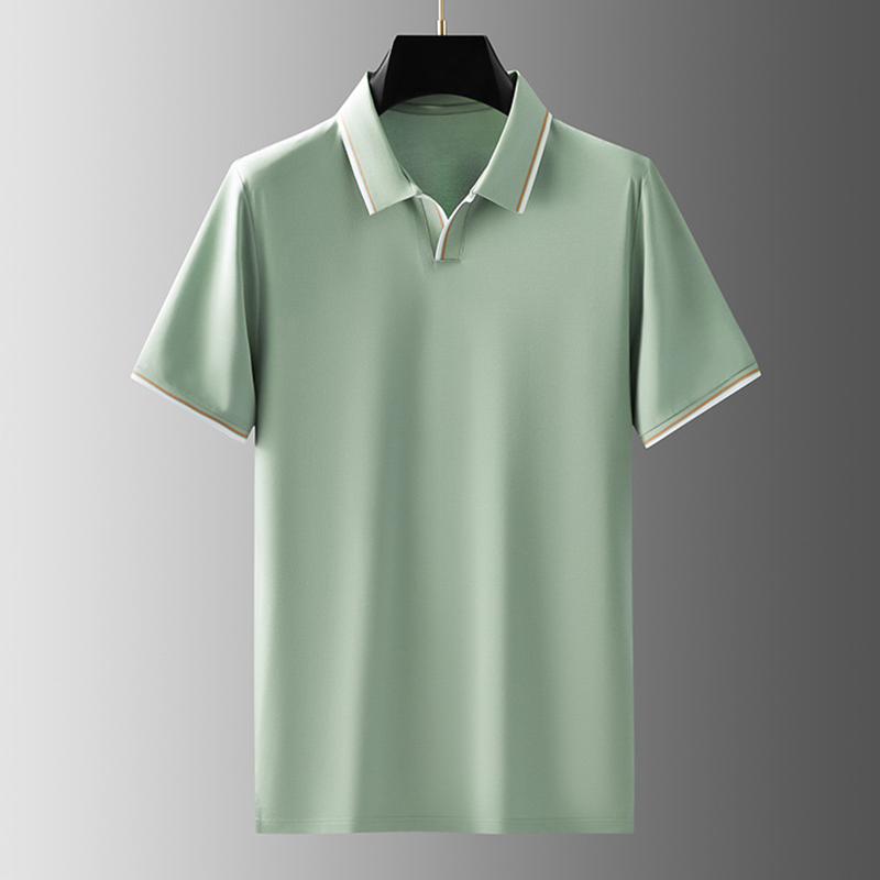 Velorio Heren Camiseta Polo de Seda – Transpirable, Lavable, Ajuste Elegante