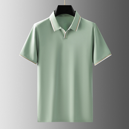 Velorio Heren Camiseta Polo de Seda – Transpirable, Lavable, Ajuste Elegante
