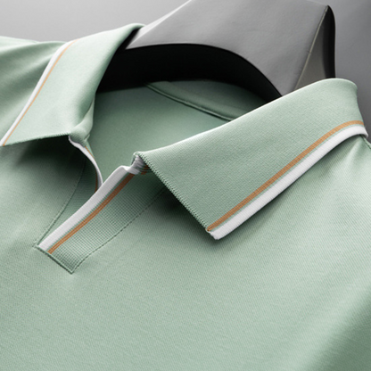 Velorio Heren Camiseta Polo de Seda – Transpirable, Lavable, Ajuste Elegante
