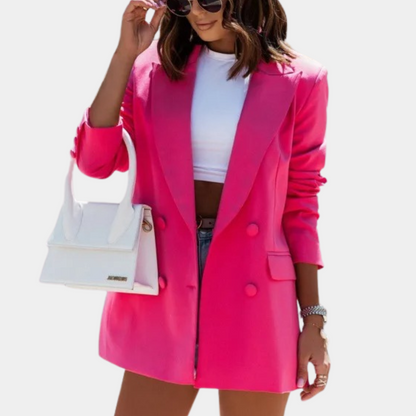 Brenza Dames Blazer | Elegante Zwarte Blazer, Comfortabel en Veelzijdig