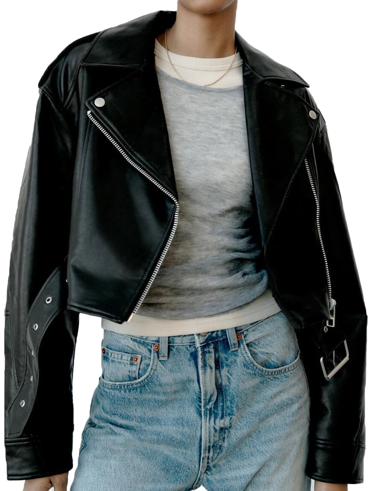 Siena Rogue Dames Bikerjacke | Klassiek Snit, Casual Silhouet