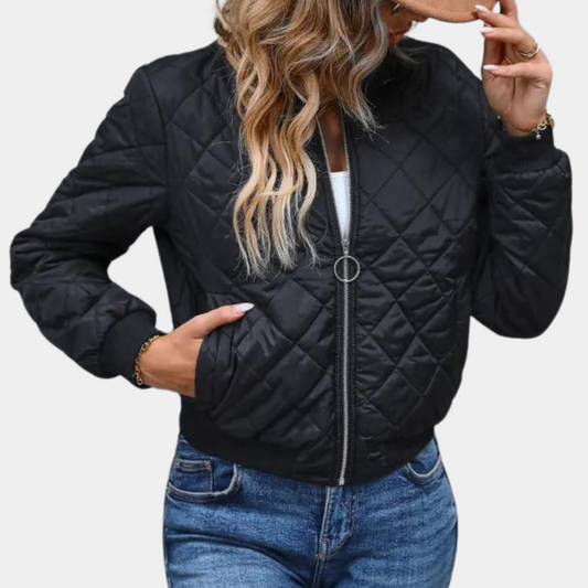 Brixa Dames Bomberjack | Doorlopende Rits, Urban Stijl