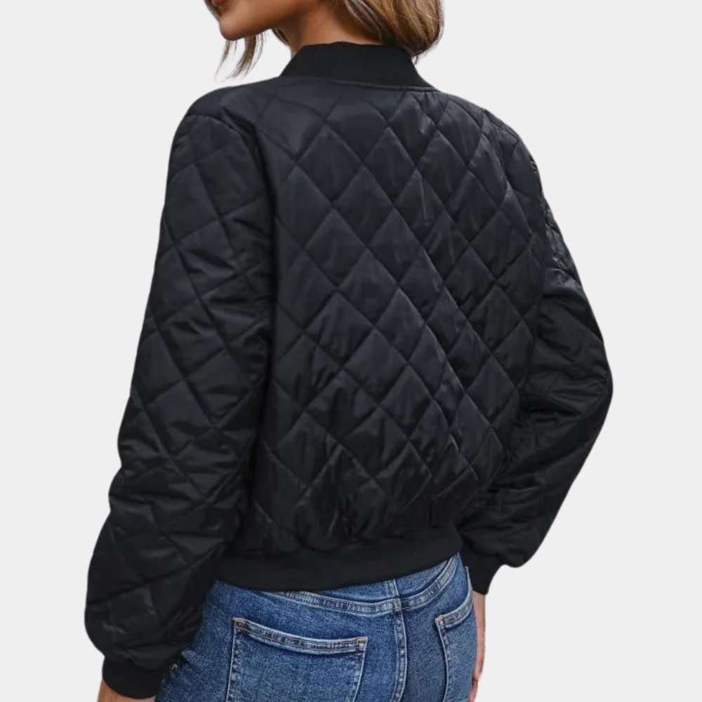 Brixa Dames Bomberjack | Doorlopende Rits, Urban Stijl