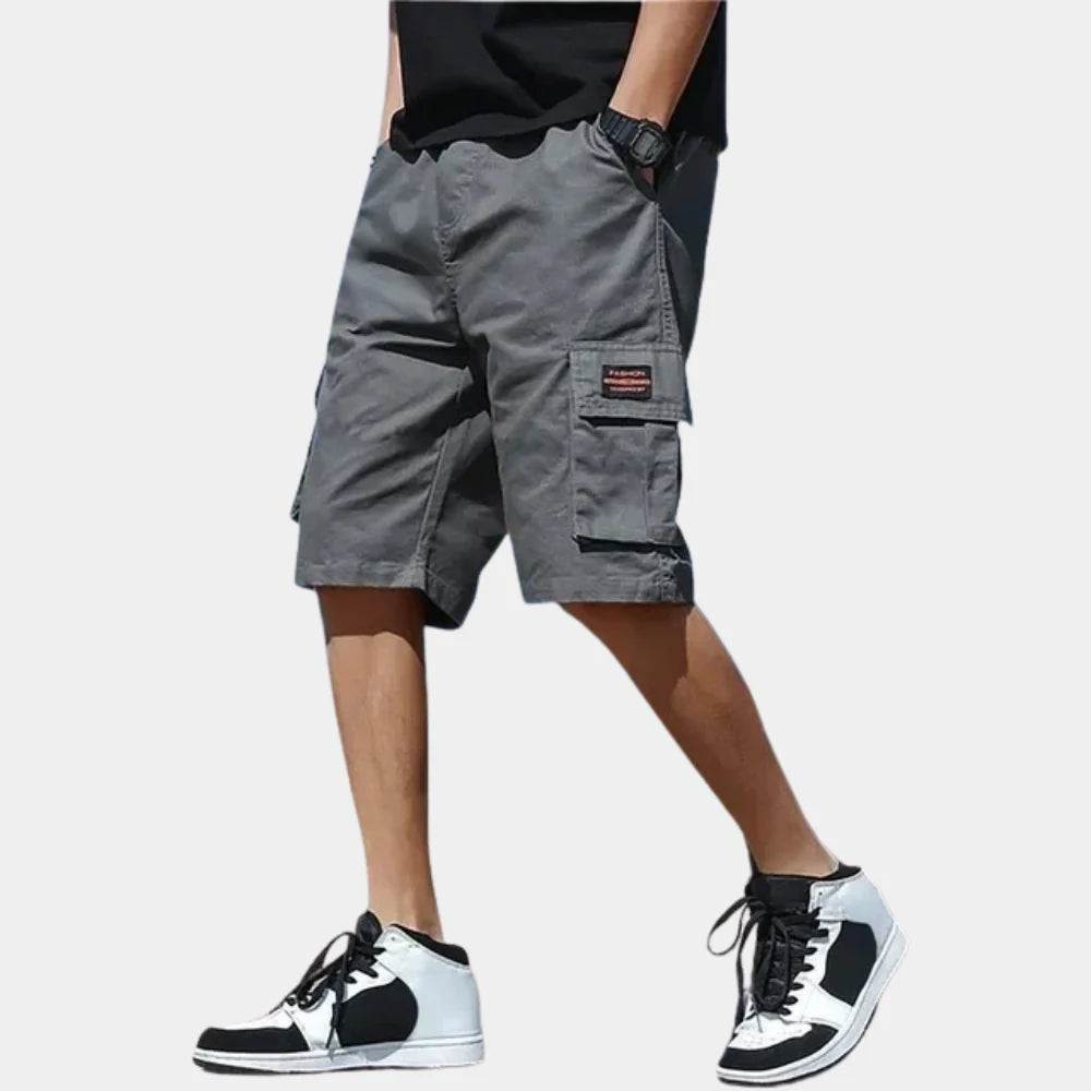 Boreas Pantalones Cortos Cargo para Hombre – Pantalones de Verano de Algodón con Bolsillos y Ajuste Cómodo