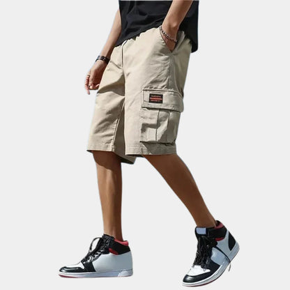 Boreas Pantalones Cortos Cargo para Hombre – Pantalones de Verano de Algodón con Bolsillos y Ajuste Cómodo