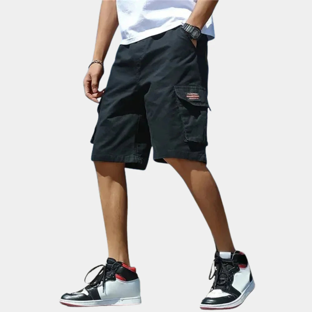 Boreas Pantalones Cortos Cargo para Hombre – Pantalones de Verano de Algodón con Bolsillos y Ajuste Cómodo
