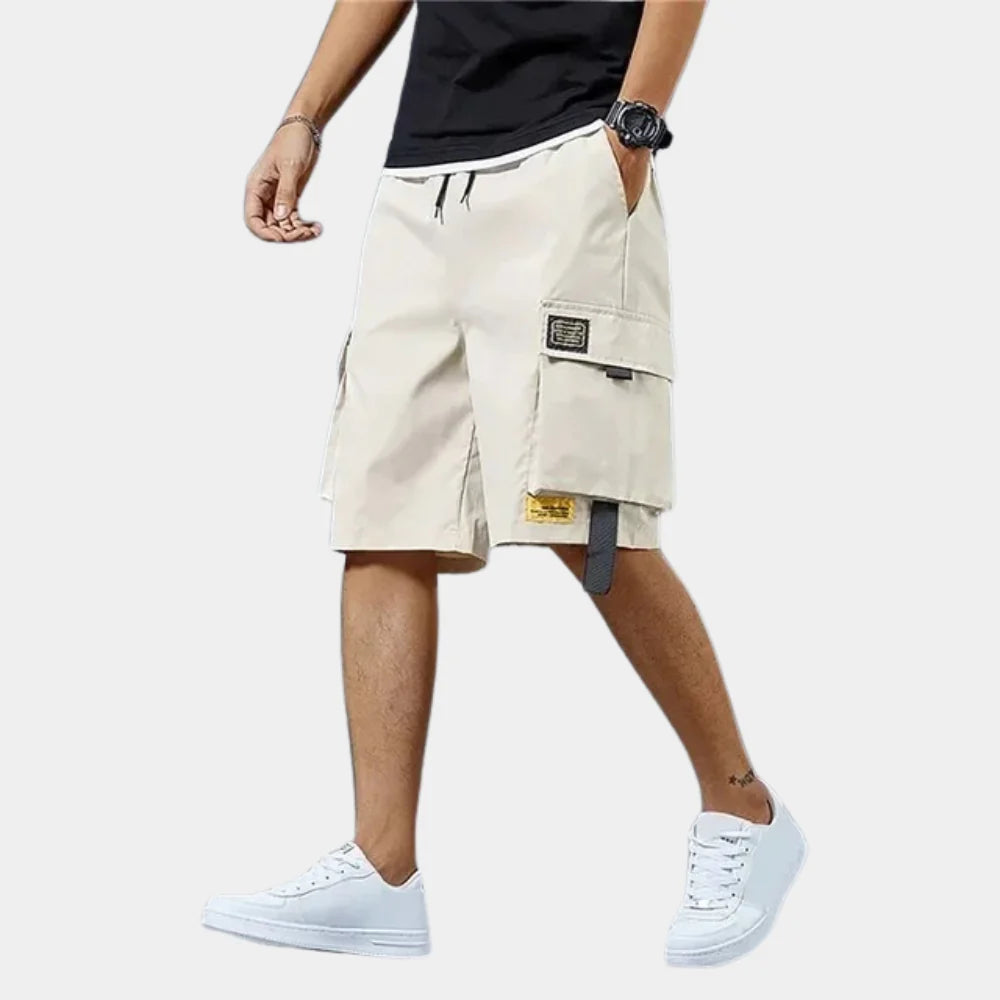 Boreas Pantalones Cortos Cargo para Hombre – Pantalones de Verano de Algodón con Bolsillos y Ajuste Cómodo