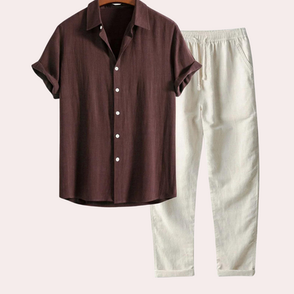 Solaro Zomerset Heren – Mezcla de algodón transpirable