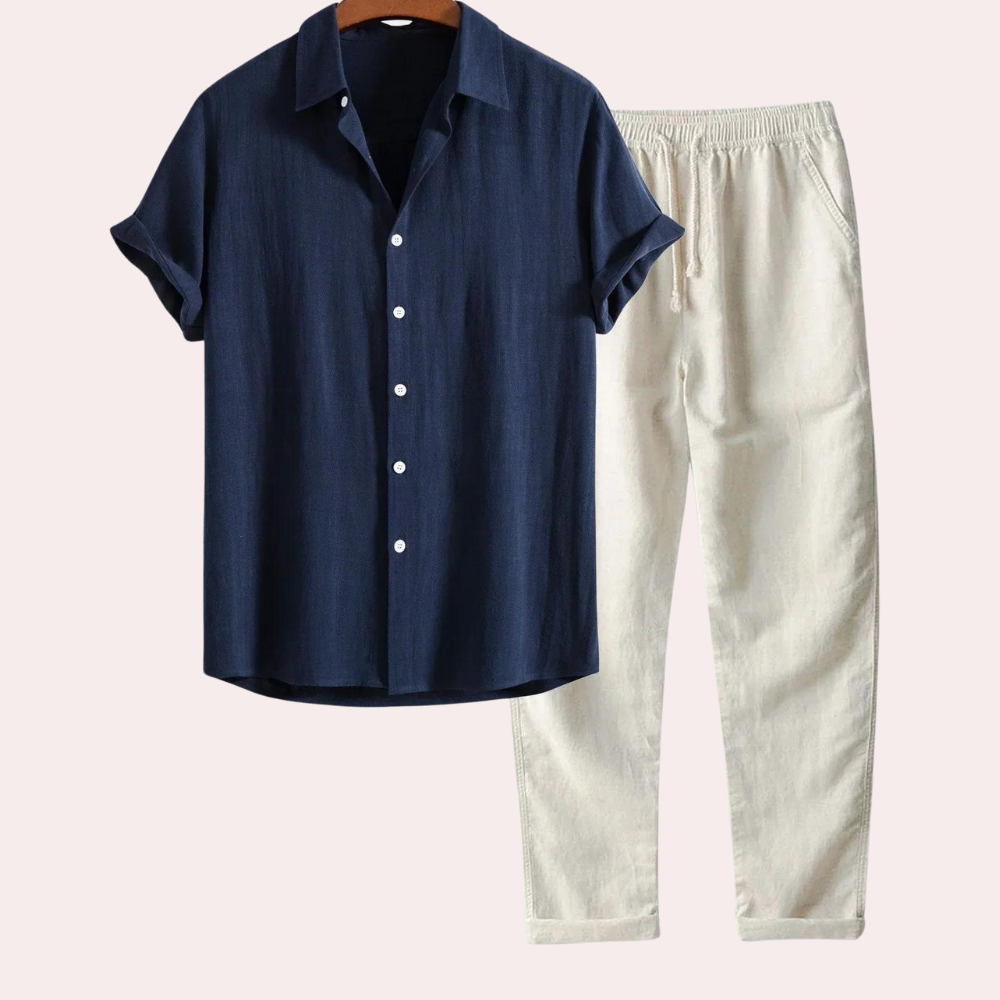 Solaro Zomerset Heren – Mezcla de algodón transpirable
