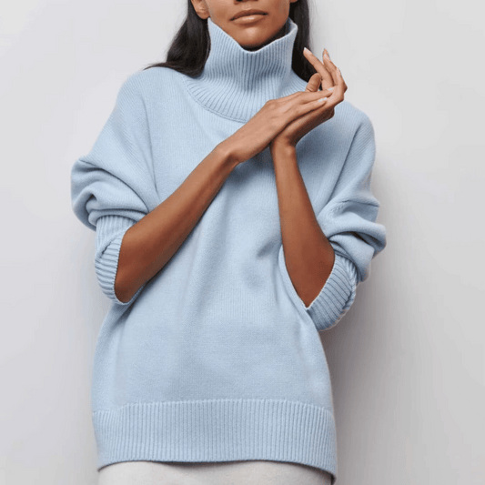 Carmelle | Suéter de Cuello Alto para Mujeres - Estilo Lujoso y Cómodo