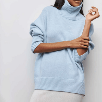 Carmelle | Suéter de Cuello Alto para Mujeres - Estilo Lujoso y Cómodo