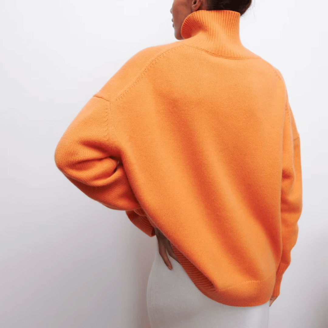Carmelle | Suéter de Cuello Alto para Mujeres - Estilo Lujoso y Cómodo