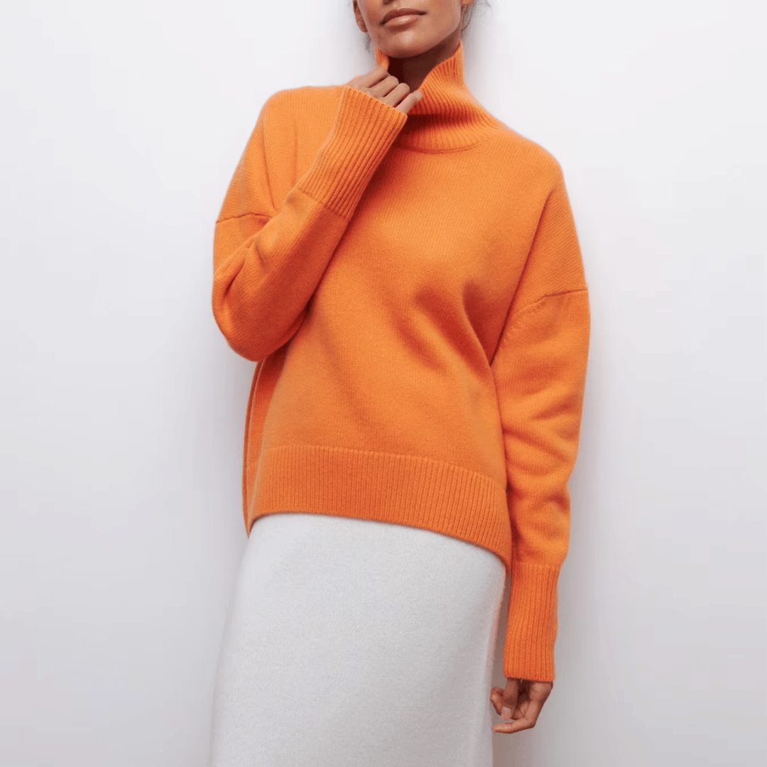 Carmelle | Suéter de Cuello Alto para Mujeres - Estilo Lujoso y Cómodo