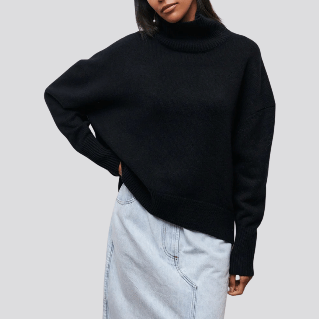 Carmelle | Suéter de Cuello Alto para Mujeres - Estilo Lujoso y Cómodo