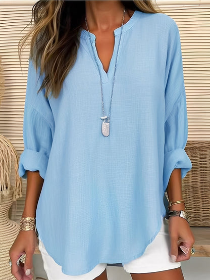 Blusa para Dama Carmen | Lino Ligero, Uso Casual