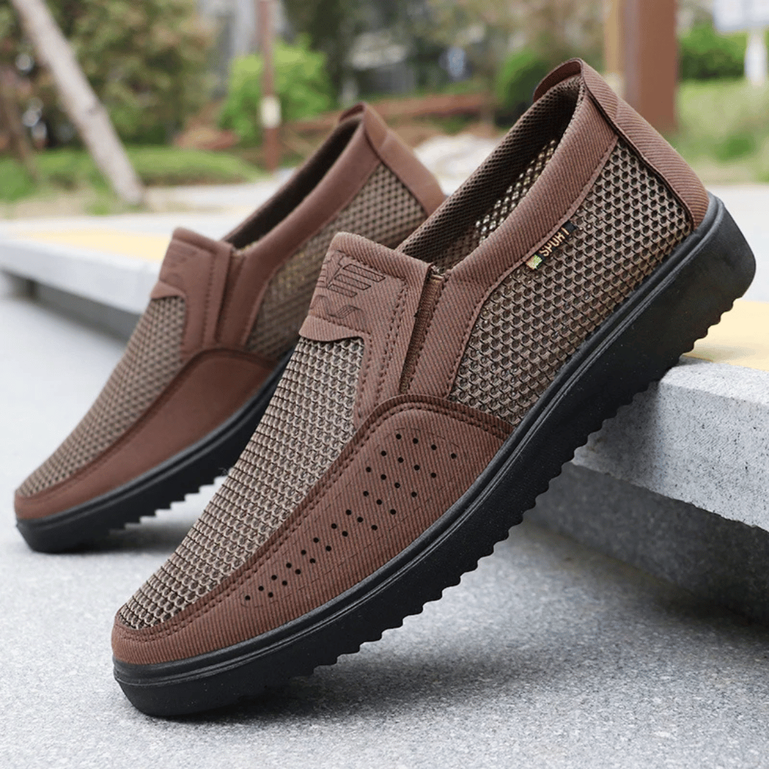 Caleb Crest Zapatillas Unisex Sin Cordones | Malla Transpirable, Cómodas Para Uso Diario