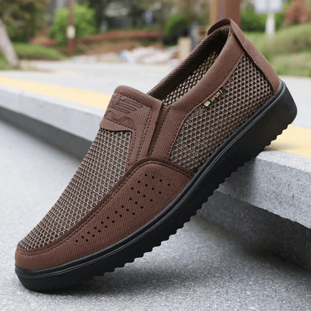 Caleb Crest Zapatillas Unisex Sin Cordones | Malla Transpirable, Cómodas Para Uso Diario