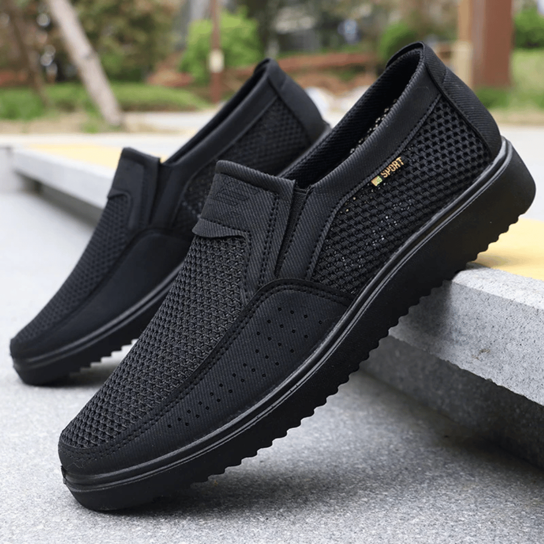 Caleb Crest Zapatillas Unisex Sin Cordones | Malla Transpirable, Cómodas Para Uso Diario