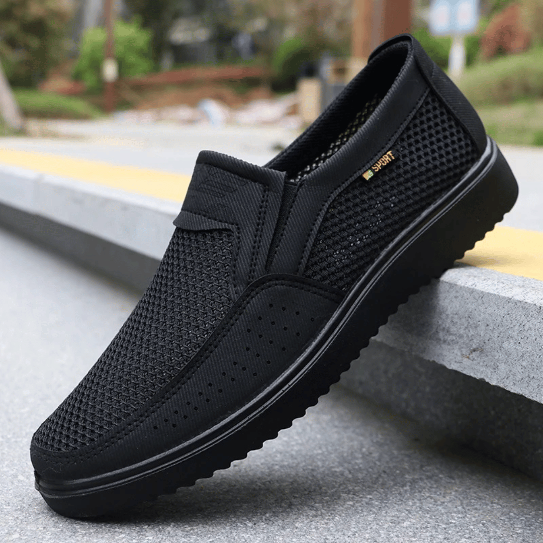 Caleb Crest Zapatillas Unisex Sin Cordones | Malla Transpirable, Cómodas Para Uso Diario