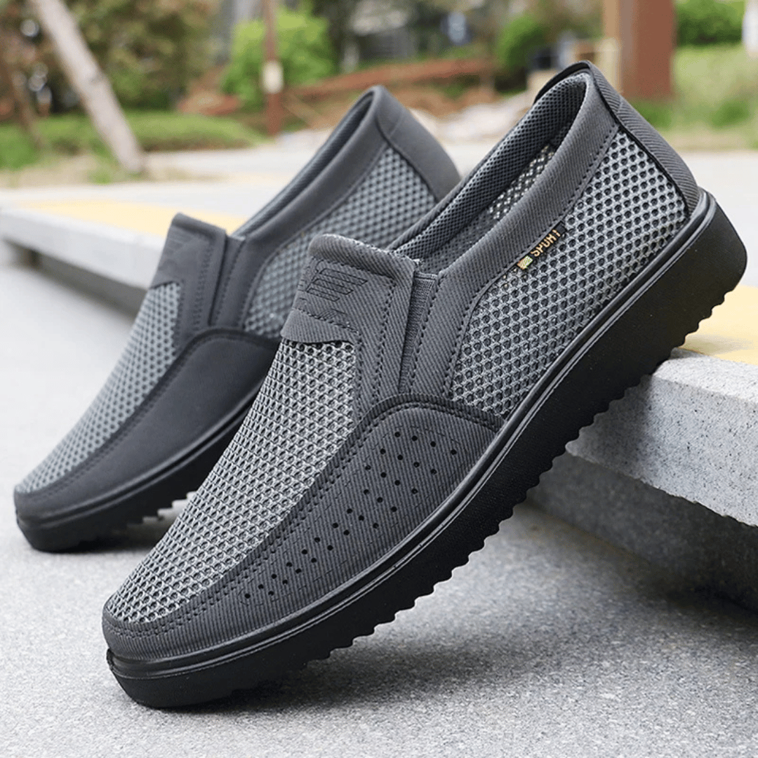 Caleb Crest Zapatillas Unisex Sin Cordones | Malla Transpirable, Cómodas Para Uso Diario