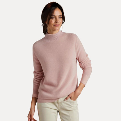 Camirol | Suéter de Lana para Mujer - Suéter de Lana Tejido con Cuello Redondo