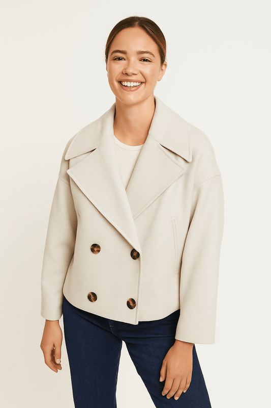 Daria Dames Winterjas | Elegante Look, Korte Lengte