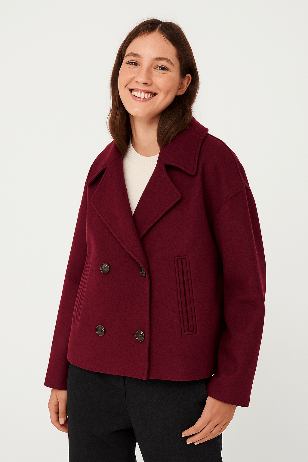 Daria Dames Winterjas | Elegante Look, Korte Lengte