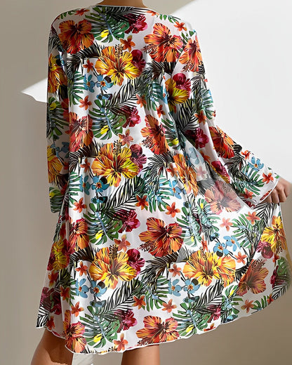 Conjunto de bikini Dazzle Dames | Estampado de flores, perfecto para el verano