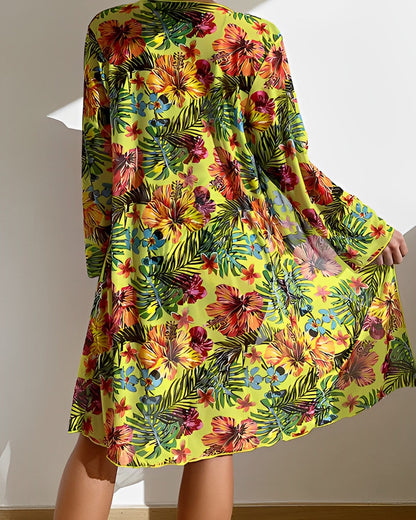 Conjunto de bikini Dazzle Dames | Estampado de flores, perfecto para el verano